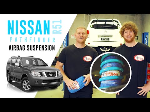 How To Install: Nissan R51 Pathfinder Air Suspension – CR5077HP Airbag Man Coil Spring Helper Kit