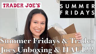 Summer Fridays & Trader Joes Beauty Unboxing & Haul!!!!