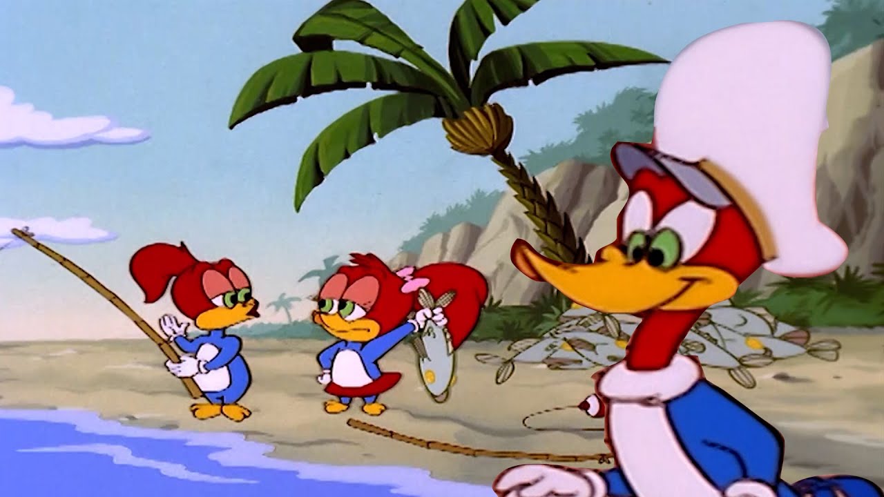 The Twins Get Stranded on a Desert Island! 🏝️ | Woody Woodpecker