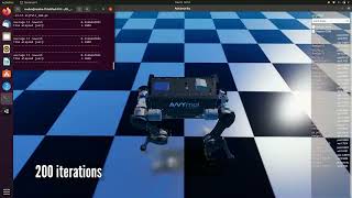 Privileged Reinforcement Learning for Quadrupedal Robots, Part 1 (Progress Report Demo)