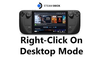 How To Right-Click On Steam Deck Desktop Mode
