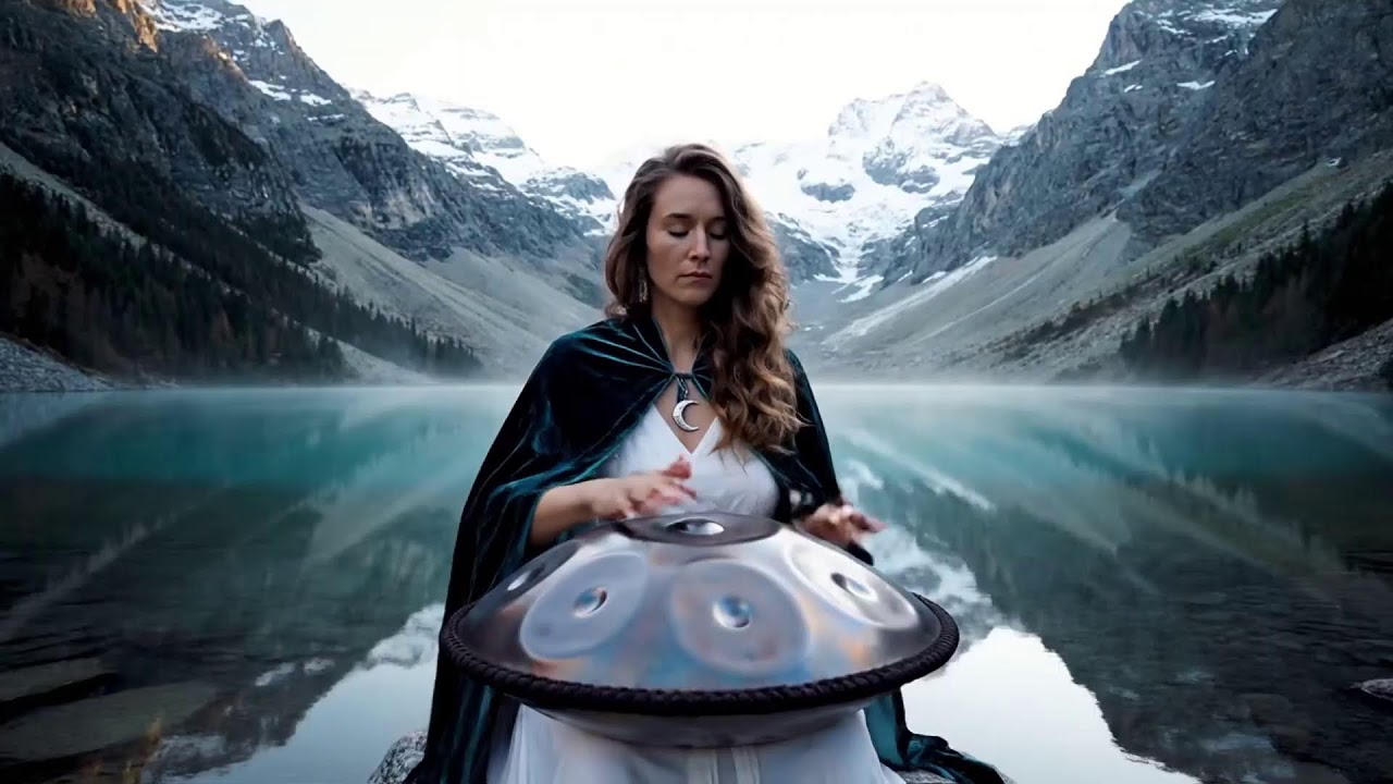 Handpan Meditation by the Stream Yoga | Relaxation Music
