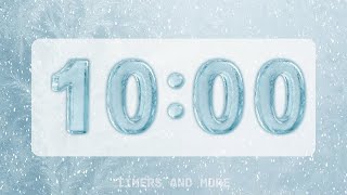 Famous Cool 10-Minute Ice Countdown ❄️ | Frozen-Themed Timer for Focus & Work Wealth