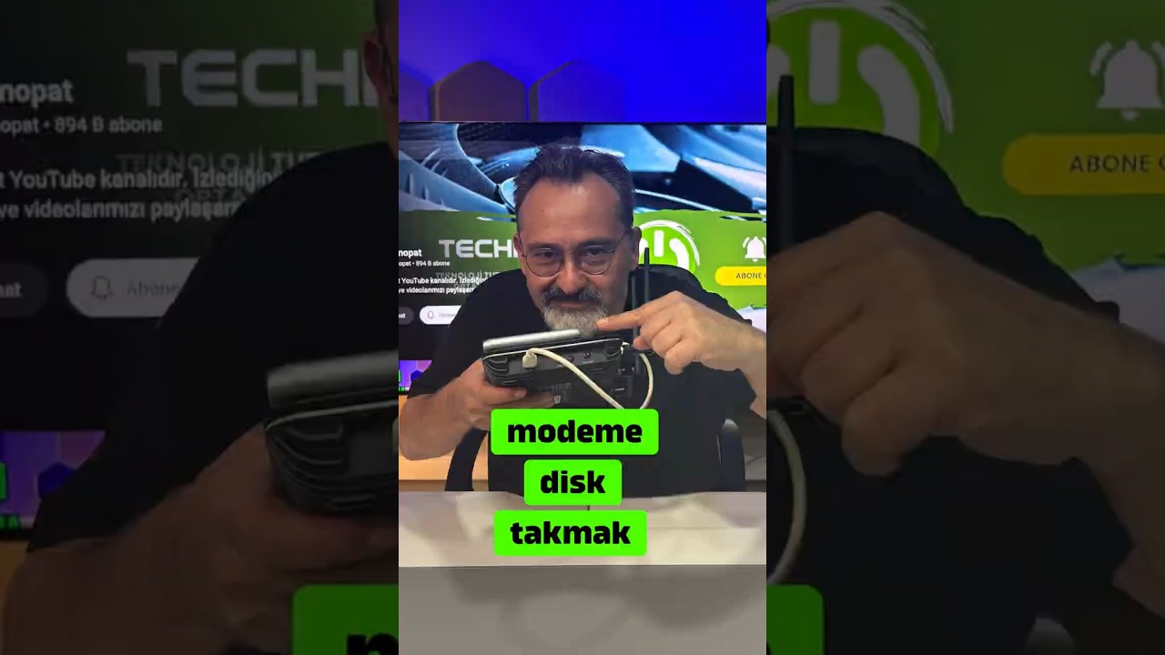 Modeme disk takın, tüm bilgisayarlardan erişin. Modemin USB portu kullanarak evde NAS kurmak