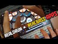 Recording a song intro through realdrum and realbass apps from google playstore