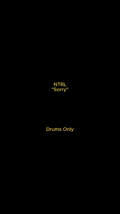 NTRL - Sorry (Drums Only) #netral #drums #drumcover #drumsolo #music #pop #punk #rock #band