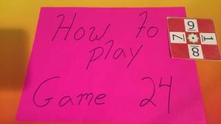 How to play Game 24