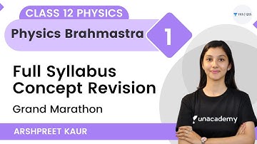 CBSE  Class 12 Physics Brahmastra 1 | Full Syllabus Concept Revision | Target 35/35 | Arshpreet Kaur