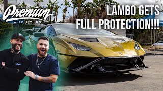 FULLY PROTECTING A $600,000 LAMBORGHINI HURACÁN STO!! by Premium Auto Styling 7,352 views 2 years ago 6 minutes, 37 seconds