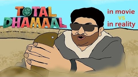 Dhamaal movie vs reality 2d animination video🤣🎥