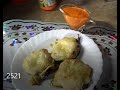 Запеченные баклажаны с куриным филе и соус из сладкого перца