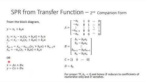 EEN 305 EED IITR Lecture 1D - Deriving State Space Realizations - Advanced Control Systems