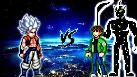 Gogeta V3.5 (all form) VS Ben 10 S3 V4 (all form) in Mugen