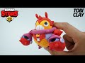 Brawl Stars KING CRAB TICK Clay ART - New Skin🦀