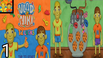 VLAD & NIKI 12 LOCKS All GAMES WALKTHROUGH GAMEPLAY PART 1