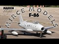 MIRCE Models F 86 maiden flight