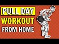 Home Back & Biceps Workout No Equipment (Pull Day Workout Without Equipment)