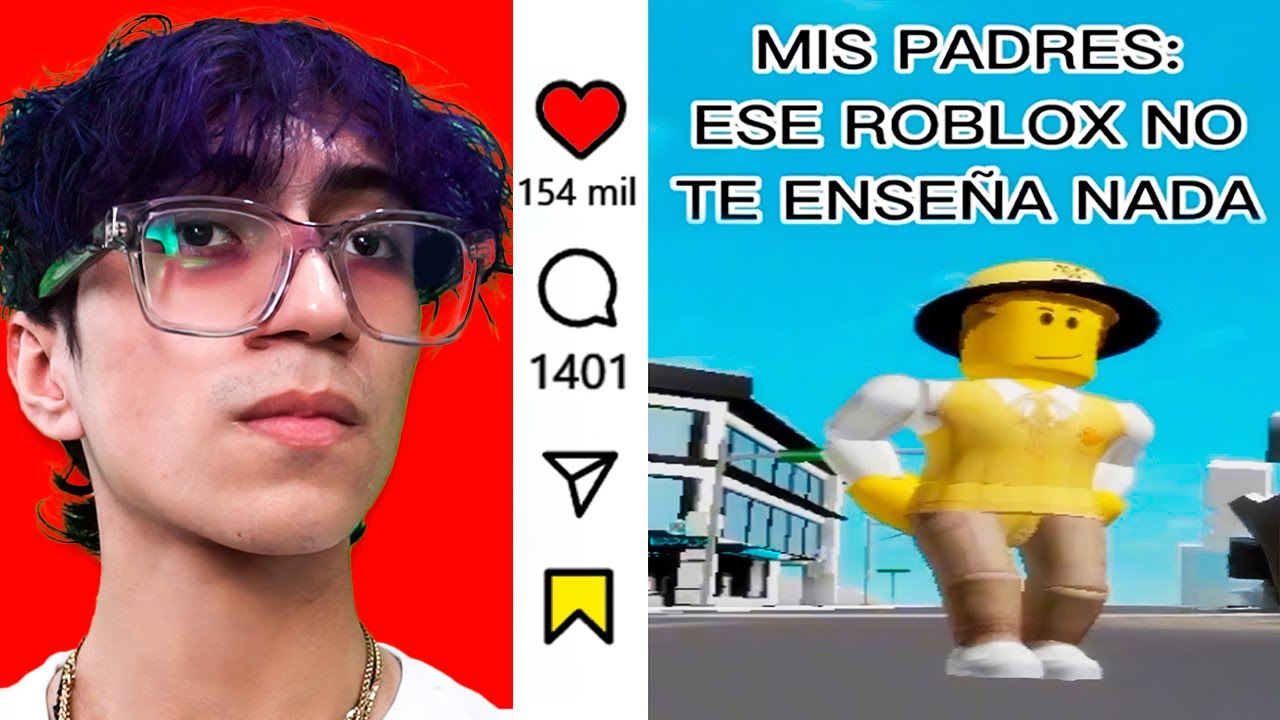 Mire 100 Reels de Roblox hasta quebrarme