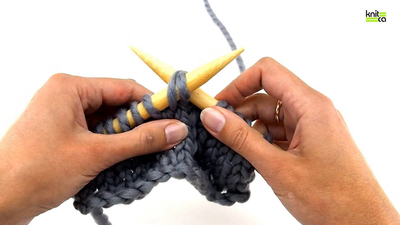 How to make a slip slip knit (SSK) decrease 