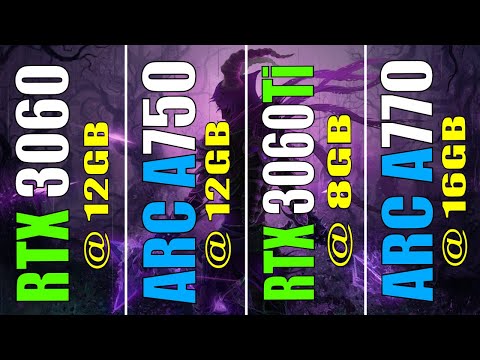 ARC A750 vs RTX 3060 vs ARC A770 vs RTX 3060Ti || PC GAMES TEST ||