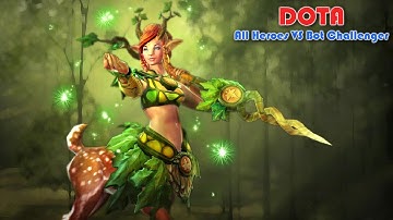 DOTA - All Heroes VS Bot Challenger #034 | Enchantress 1 vs 5 Bot - Sirius AI 1.6.3