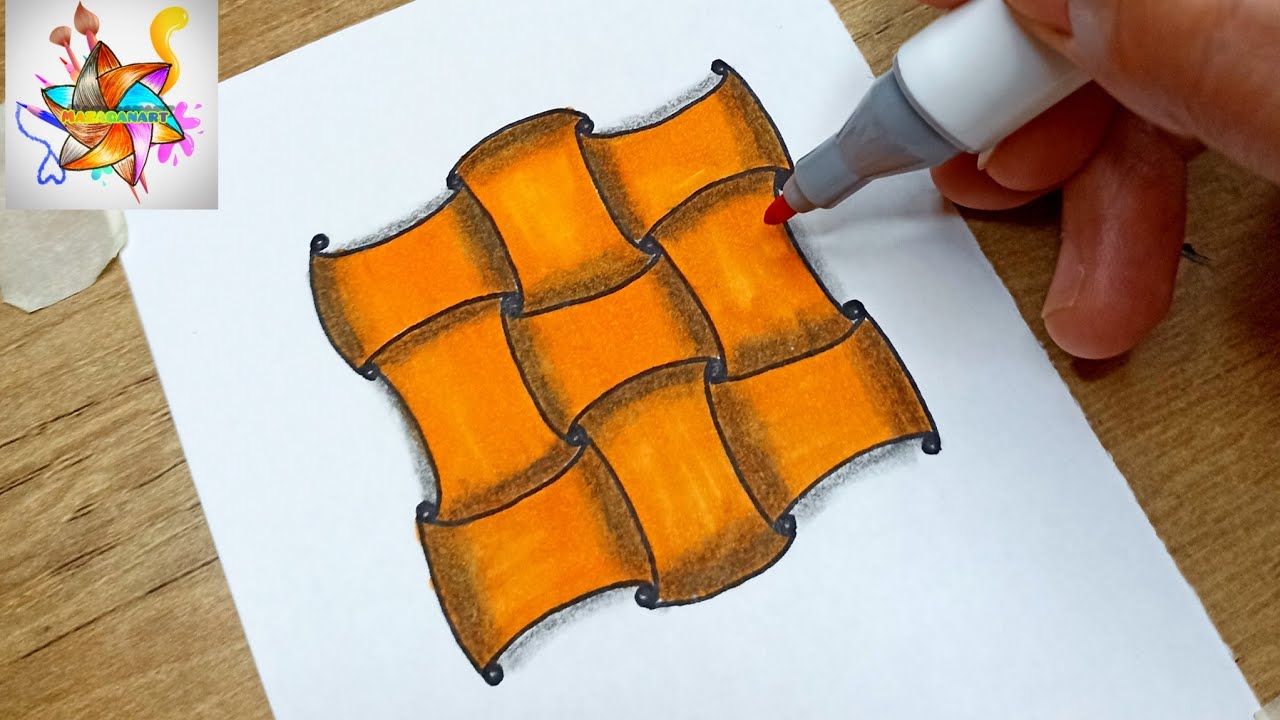 "How to Draw a Beautiful Pattern Step by Step | Easy Tutorial for ...