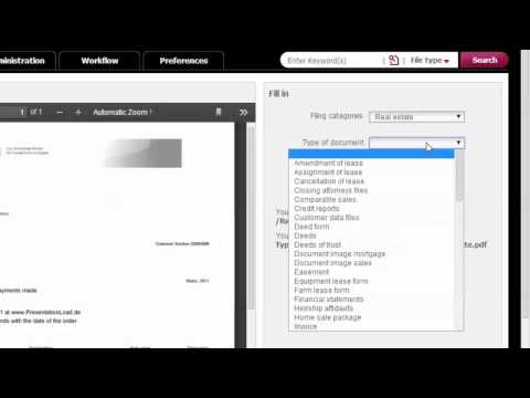 Simplified document filing (beginner) - Open Bee Portal tutorial