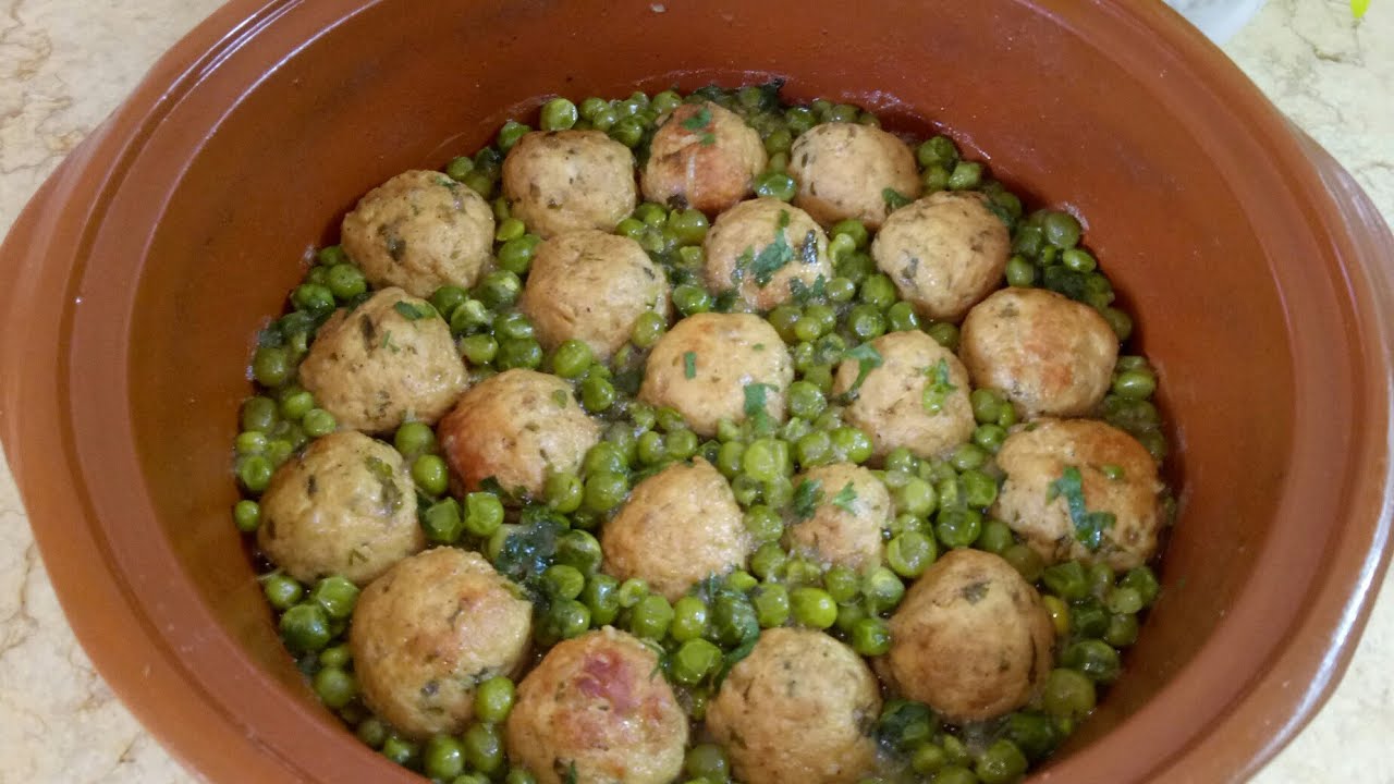 طاجين جلبانة بكريات الدجاج وصفة بنتها بنةالله يبارك