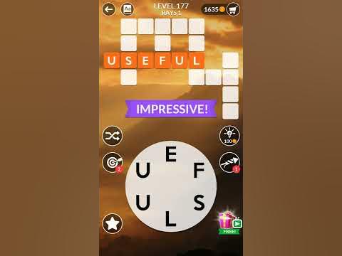0177 Wordscapes Sky Rays Level 177 - YouTube