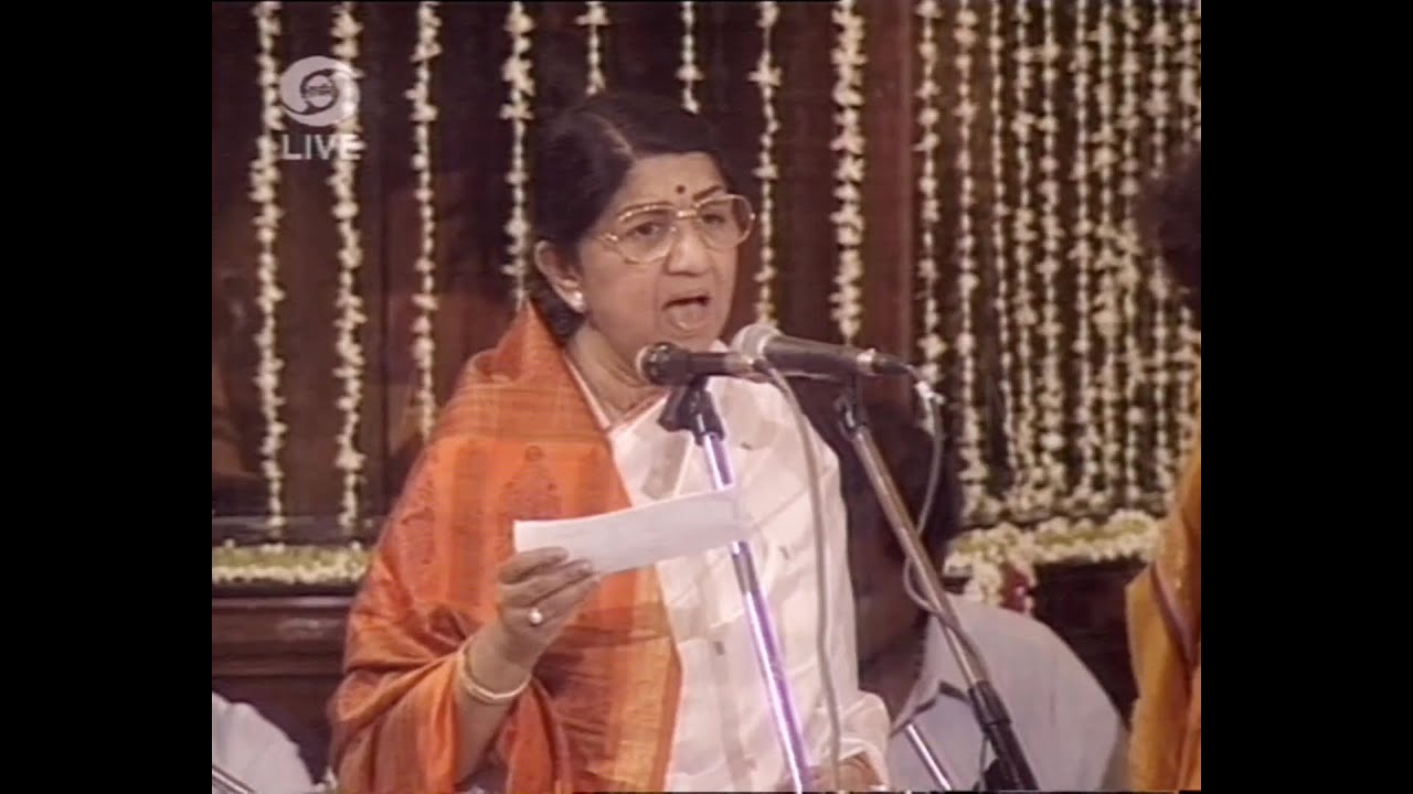 Sare Jahan Se Acha  Lata Mangeshkar Live  Rajya Sabha 1997