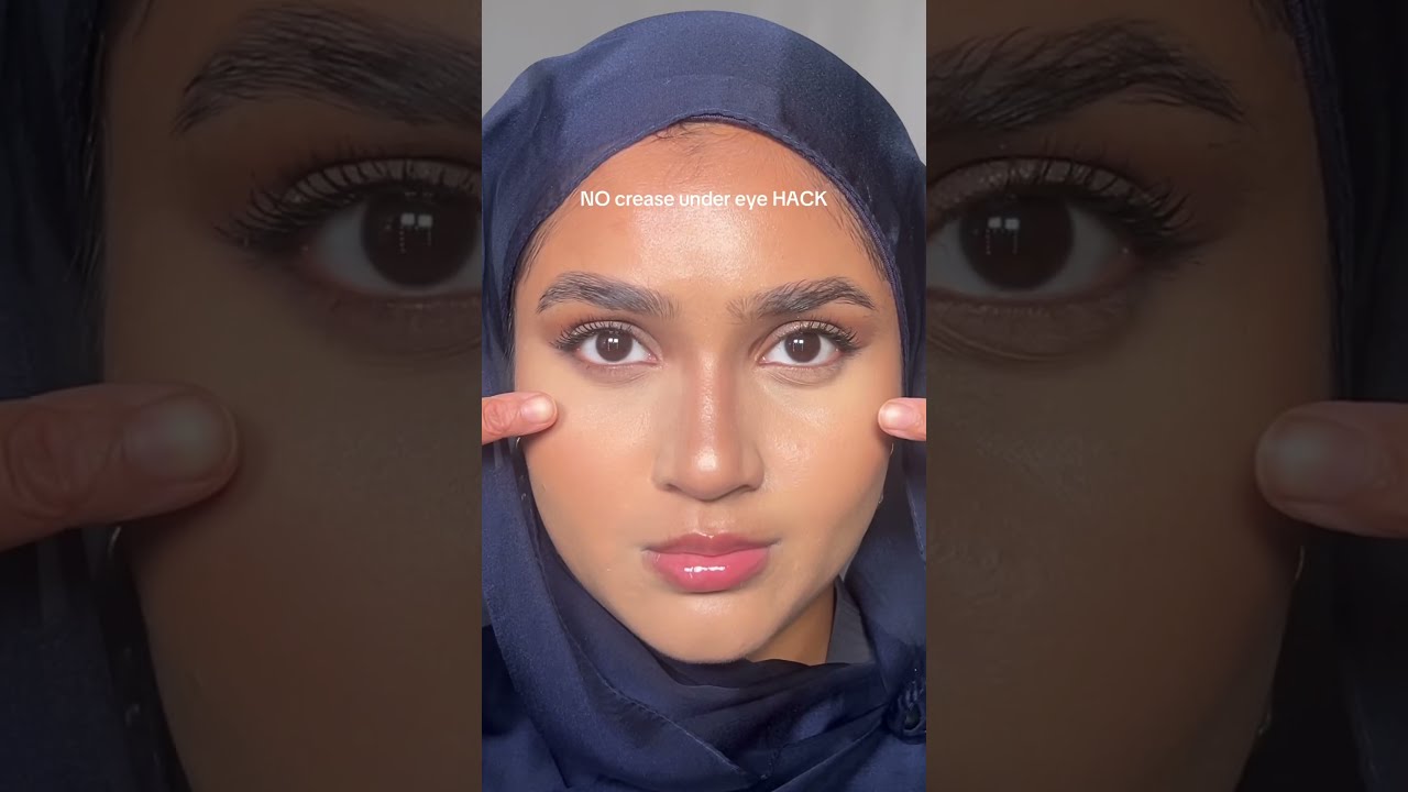 No Crease Under Eye Makeup Hack Powder Makeuphackstutorial Makeuphacks Tutorial