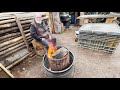 Mountain Man Michael Builds A Smokeless Fire Pit