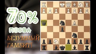 Безумный гамбит.#дебют #шахматы #chess