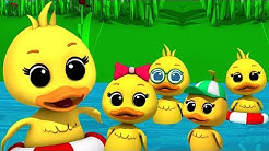 Lima bebek kecil | sajak anak-anak | Puisi untuk anak-anak | Rhymes for Kids | Five Little Ducks  - Durasi: 16:57. 