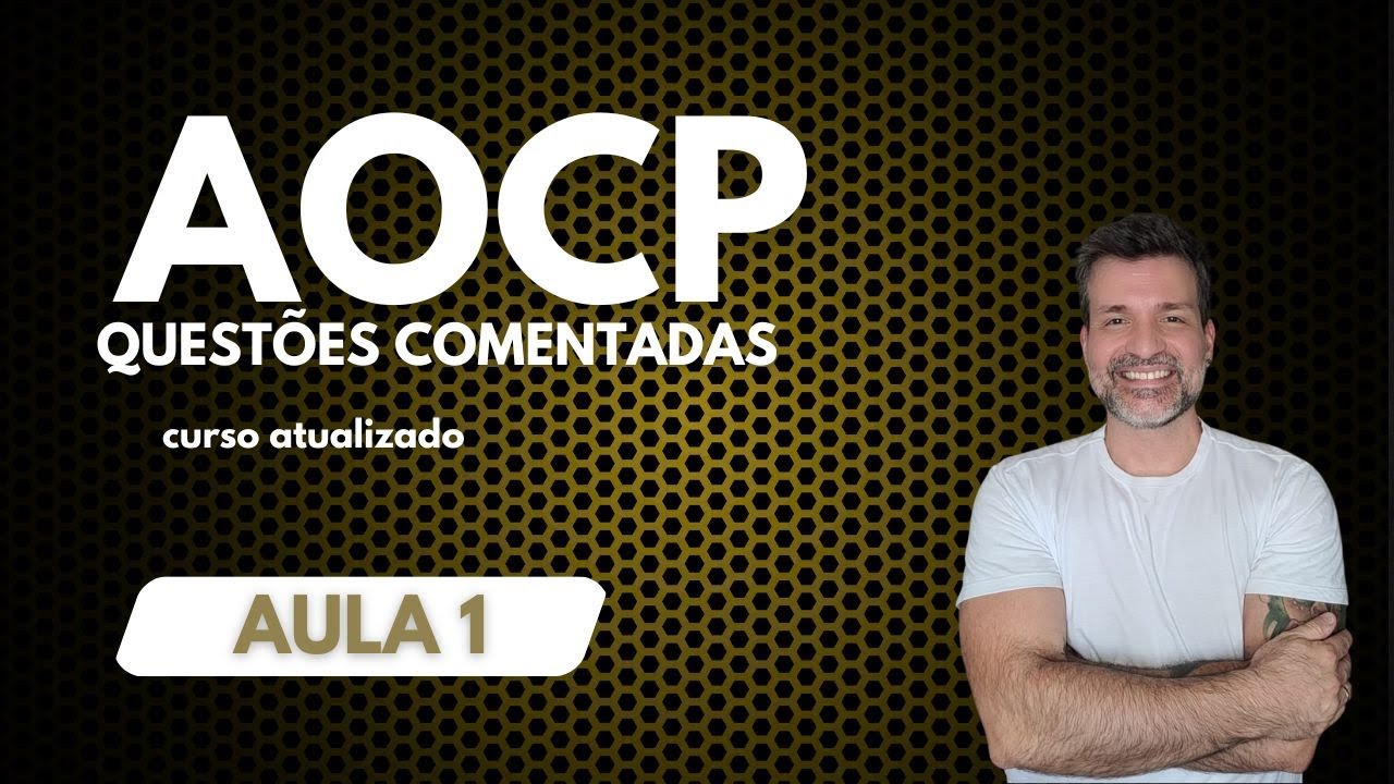 [AOCP] PORTUGUÊS - RESOLUÇÃO DE QUESTÕES [AULA 1/2025]