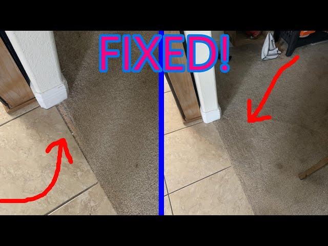 You can repair carpet DIY without professional tools 