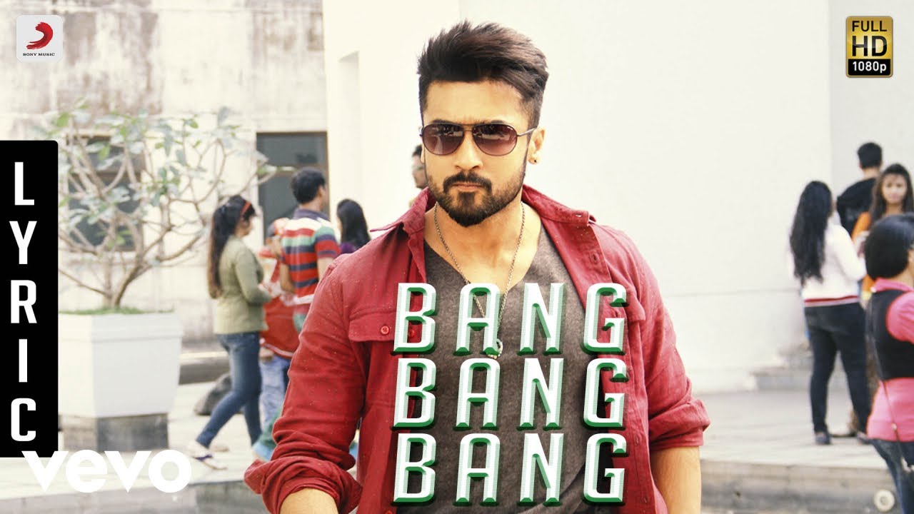 Anjaan   Bang Bang Bang Lyric  Suriya Samantha  Yuvan