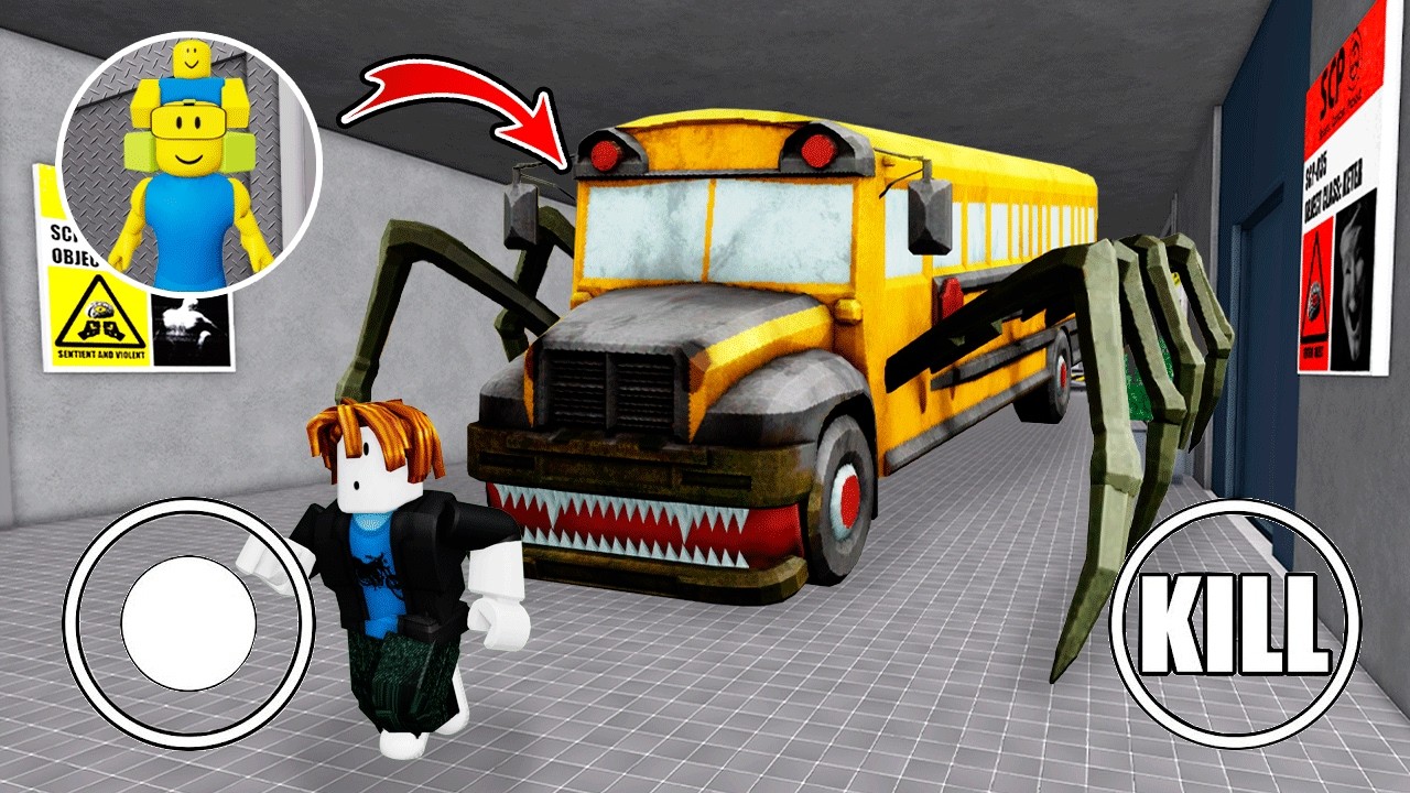 ME CONVIERTO EN EL BUS EATER SCP en Roblox