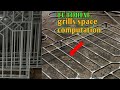 Paano kunin ang distansya ng bawat grills(how to compute window grills space/distance)