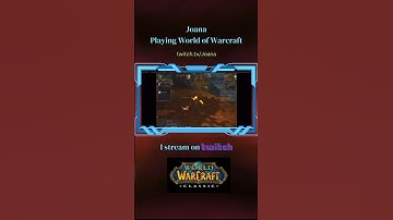 Joanas 1-60 Classic WoW: I Stream On Twitch 👾#livestream #wow #shorts