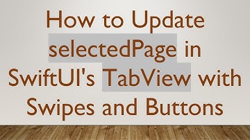 How to Update selectedPage in SwiftUI