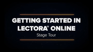Getting Started In Lectora Online - Stage Tour