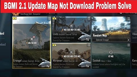 🇮🇳 How to Fix Maps Download Error in Bgmi 2.1 Update | Bgmi Map not download Problem
