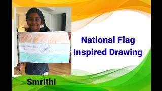 National Flag Inspired Drawing - Smrithi | Independence Day Celebration screenshot 5