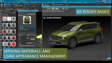 NX Render Basics - How to Apply Materials and Use the Appearance Management