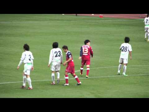 2012 J2 第9節 ファジアーノ岡山 後半 石原選手のシュート
