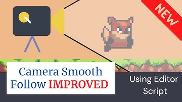 Unity 2D Platformer Tutorial 30 - How To Create 2D Smooth Camera Follow Script IMPROVED