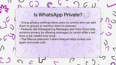 Is WhatsApp Private? - Everyday-Networking