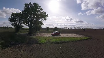 Wizard x220 FPV - Sponsor cruising and flyby in a field