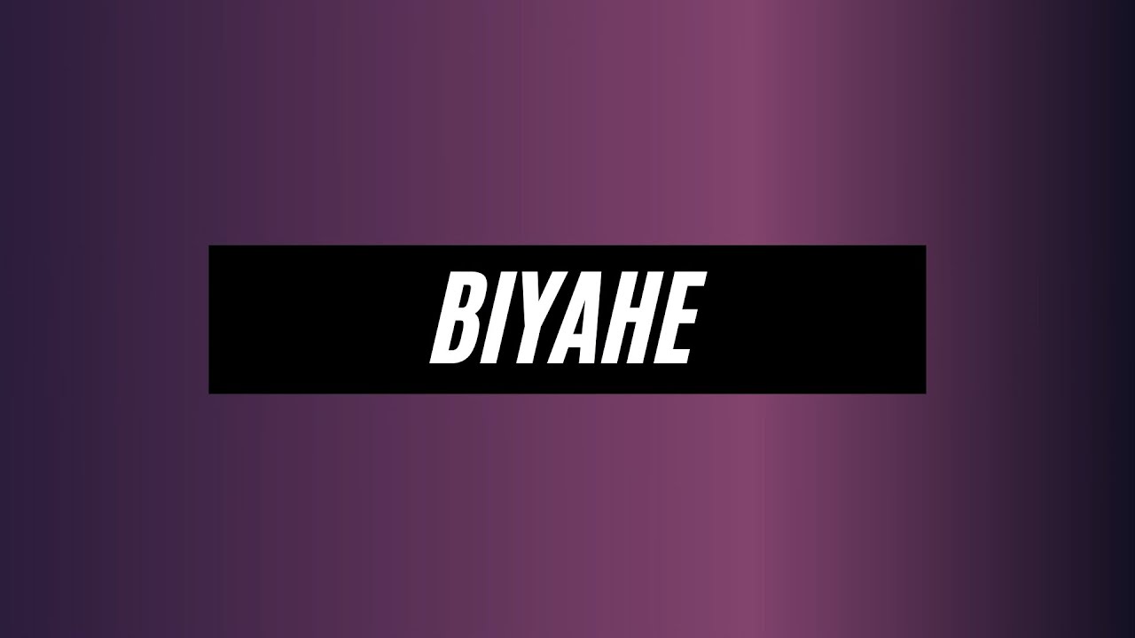 Biyahe - Josh Santana (Lyrics)